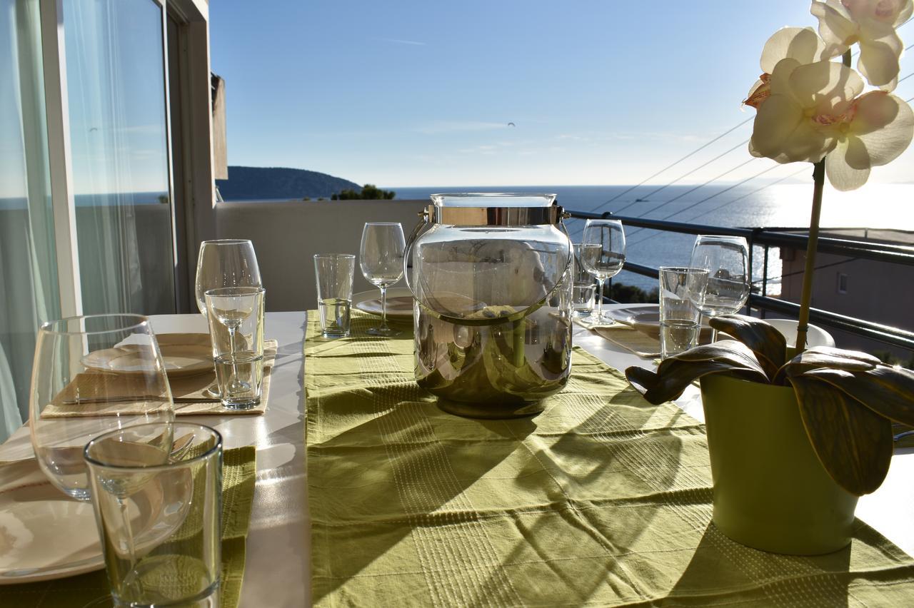 El Mar, 2 Bdr Seaview Apartment, 7 Min From Beach Lagonisi Dış mekan fotoğraf