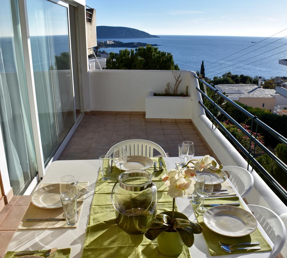 El Mar, 2 Bdr Seaview Apartment, 7 Min From Beach Lagonisi Dış mekan fotoğraf