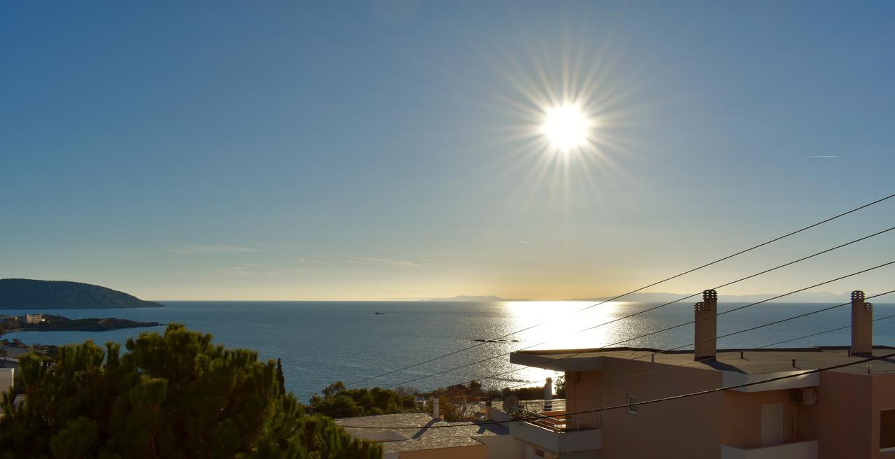 El Mar, 2 Bdr Seaview Apartment, 7 Min From Beach Lagonisi Dış mekan fotoğraf