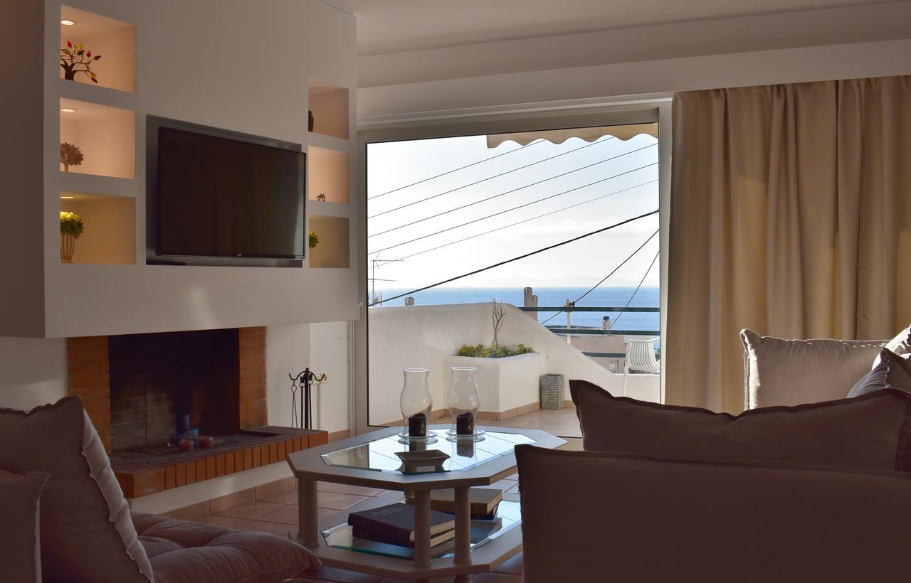 El Mar, 2 Bdr Seaview Apartment, 7 Min From Beach Lagonisi Dış mekan fotoğraf